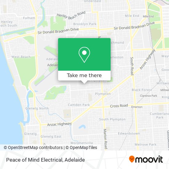 Peace of Mind Electrical map