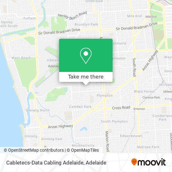 Cabletecs-Data Cabling Adelaide map