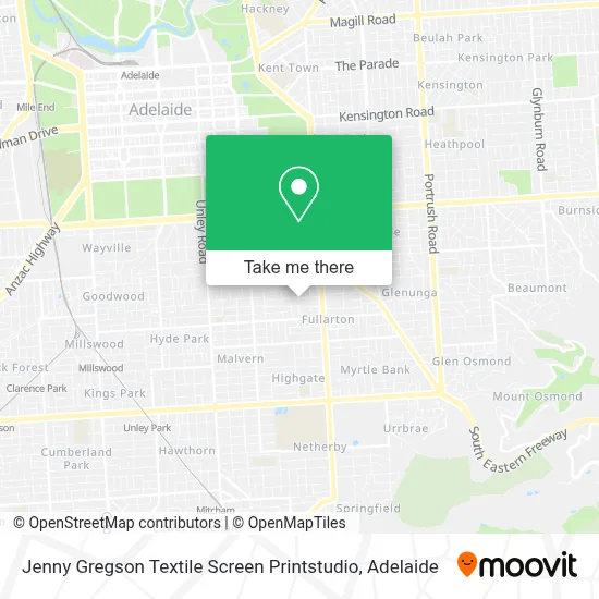 Mapa Jenny Gregson Textile Screen Printstudio