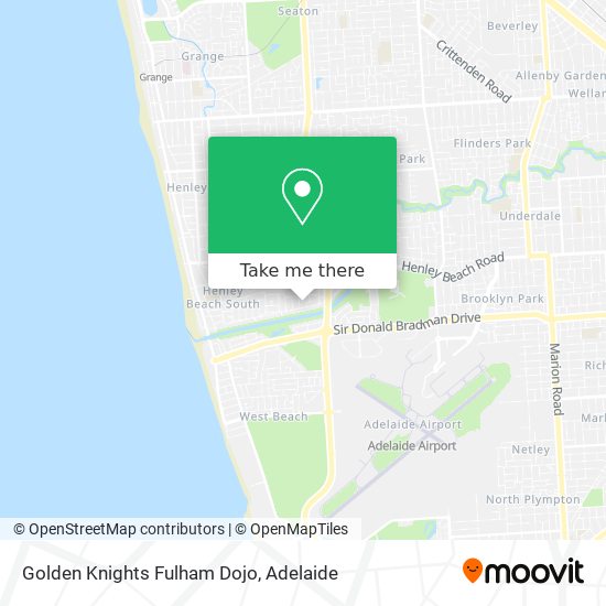 Golden Knights Fulham Dojo map