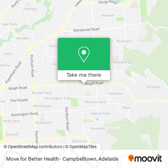 Move for Better Health - Campbelltown map