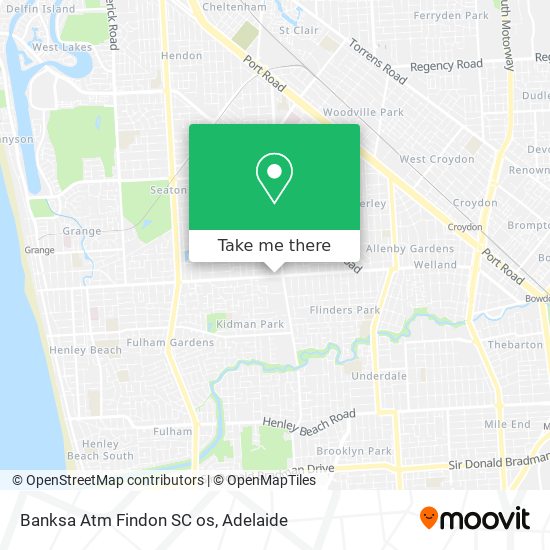 Banksa Atm Findon SC os map