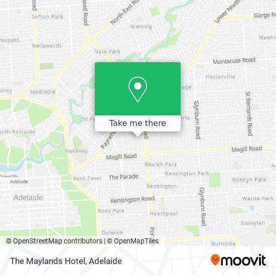 The Maylands Hotel map