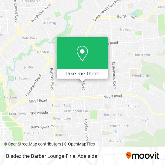 Bladez the Barber Lounge-Firle map