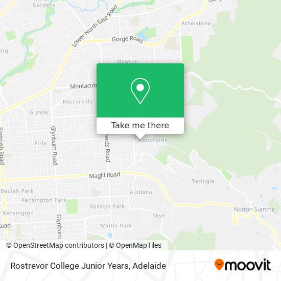 Rostrevor College Junior Years map