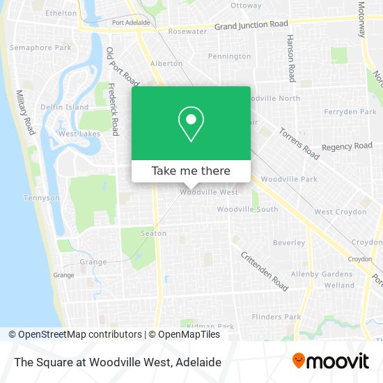 The Square at Woodville West map