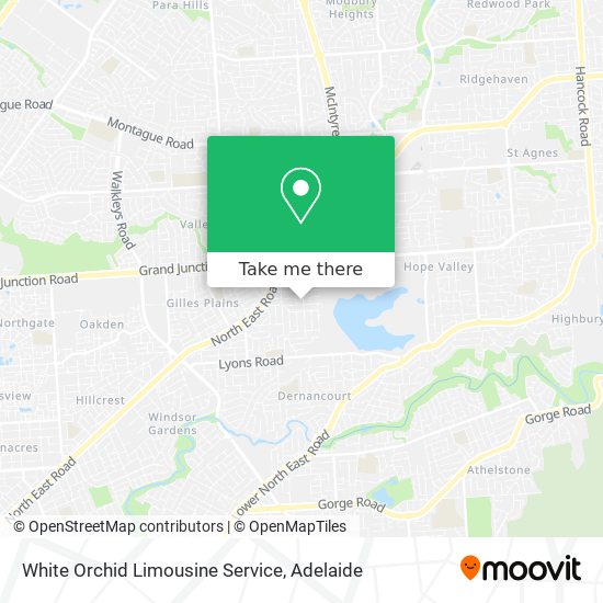 White Orchid Limousine Service map