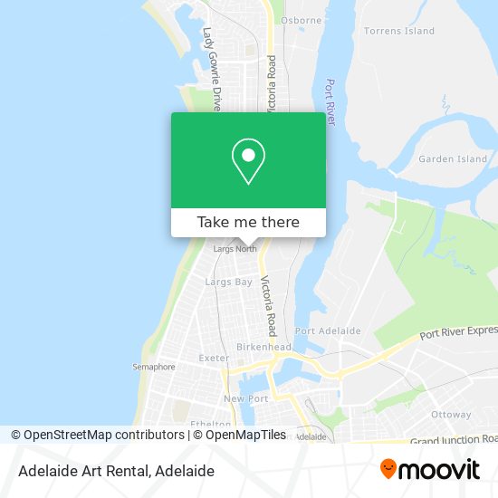 Adelaide Art Rental map