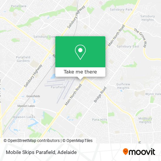 Mapa Mobile Skips Parafield