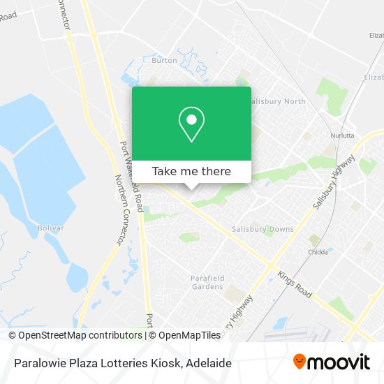 Paralowie Plaza Lotteries Kiosk map