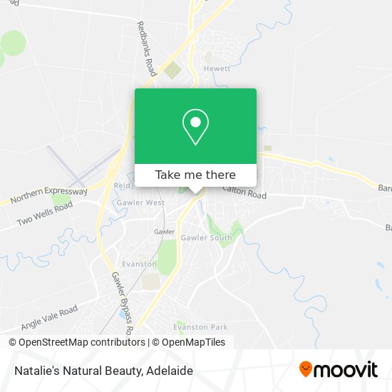 Natalie's Natural Beauty map