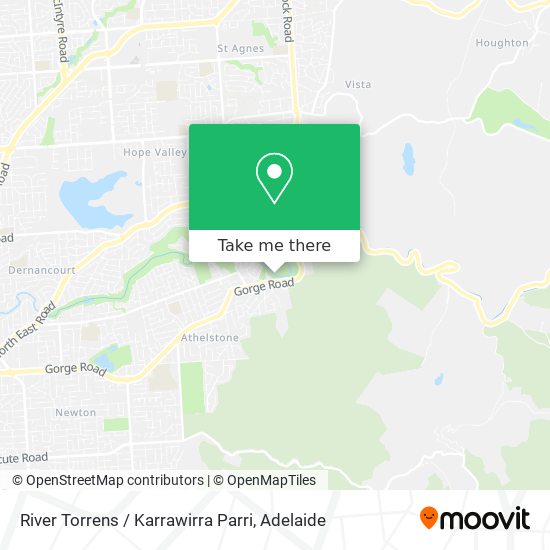 River Torrens / Karrawirra Parri map