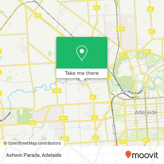 Ashwin Parade map