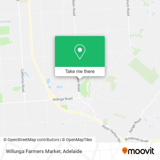 Willunga Farmers Market map