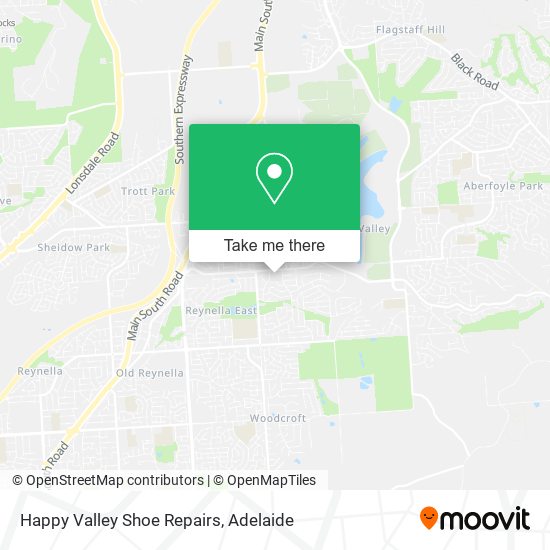 Happy Valley Shoe Repairs map