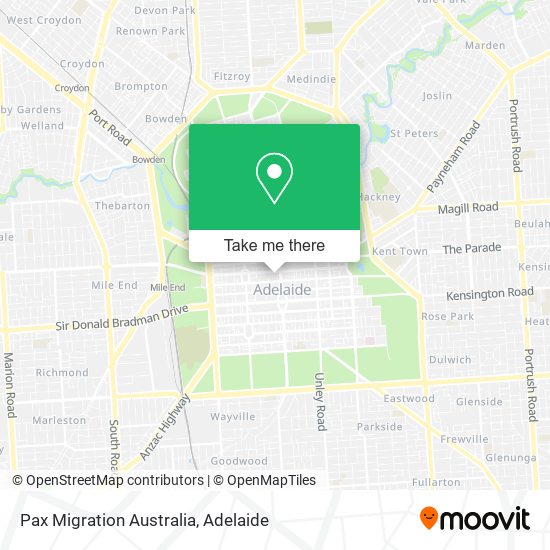 Pax Migration Australia map