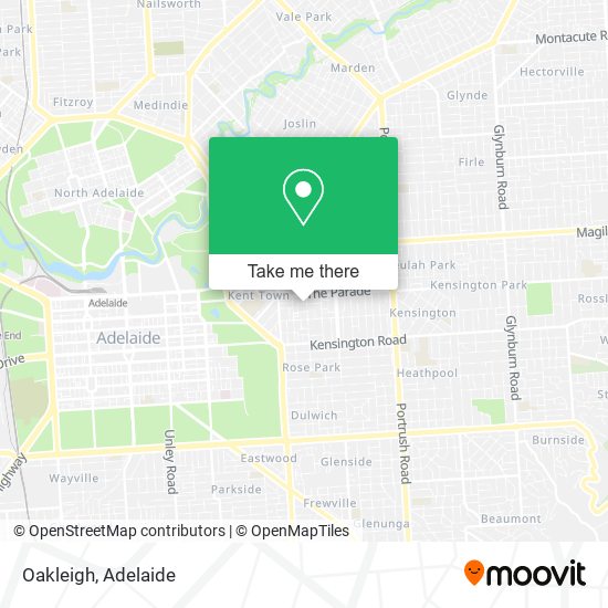 Oakleigh map