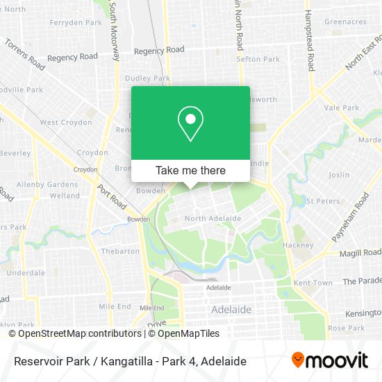 Mapa Reservoir Park / Kangatilla - Park 4