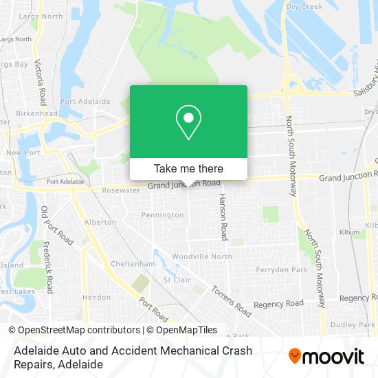 Mapa Adelaide Auto and Accident Mechanical Crash Repairs