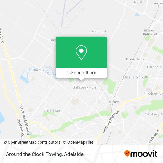 Around the Clock Towing map