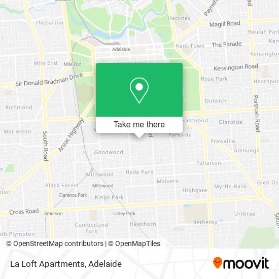 La Loft Apartments map