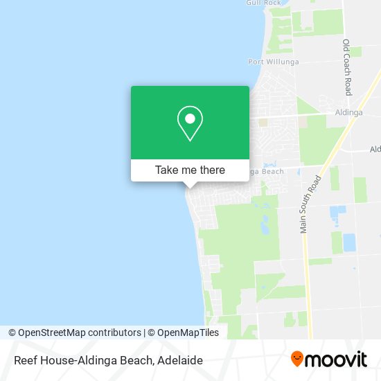 Mapa Reef House-Aldinga Beach