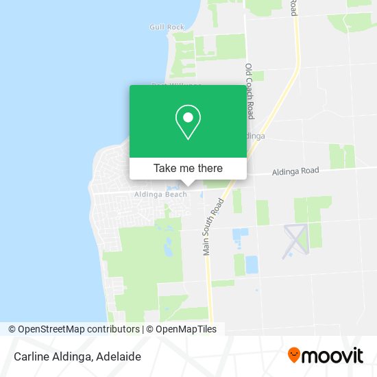 Carline Aldinga map