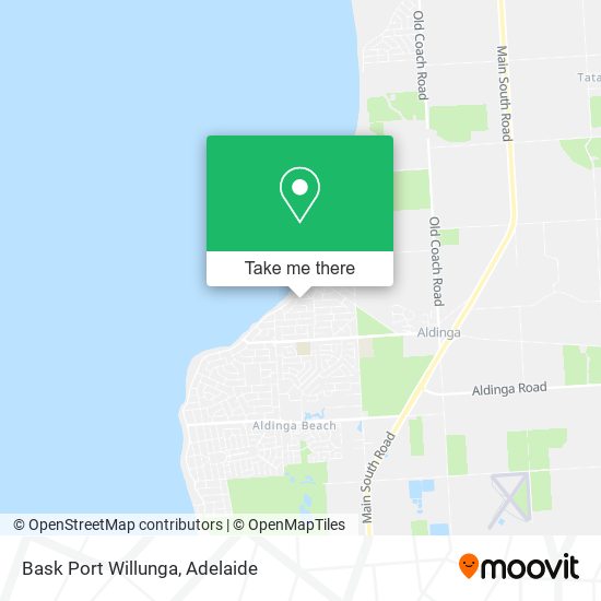 Mapa Bask Port Willunga