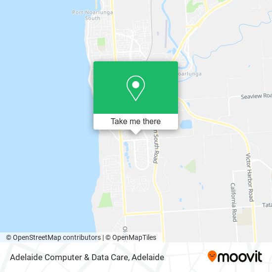Adelaide Computer & Data Care map