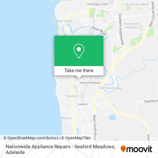 Mapa Nationwide Appliance Repairs - Seaford Meadows
