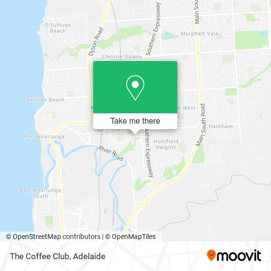 Mapa The Coffee Club