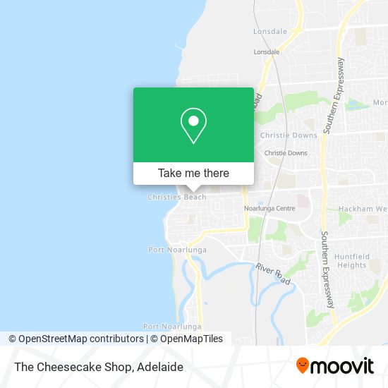 The Cheesecake Shop map