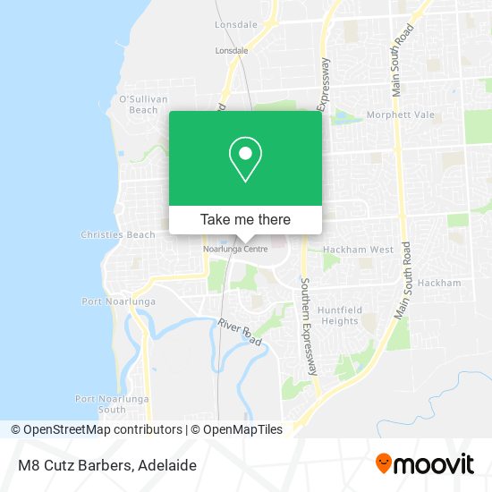 M8 Cutz Barbers map