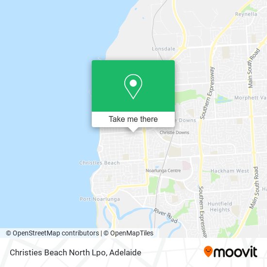Christies Beach North Lpo map