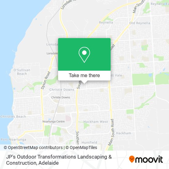 JP's Outdoor Transformations Landscaping & Construction map