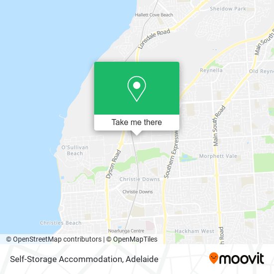 Self-Storage Accommodation map