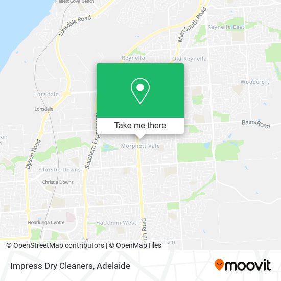 Impress Dry Cleaners map