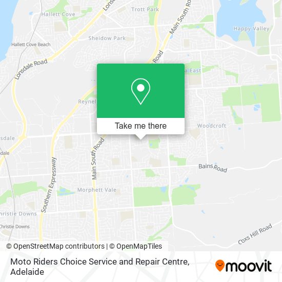 Mapa Moto Riders Choice Service and Repair Centre