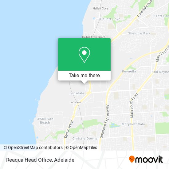 Reaqua Head Office map