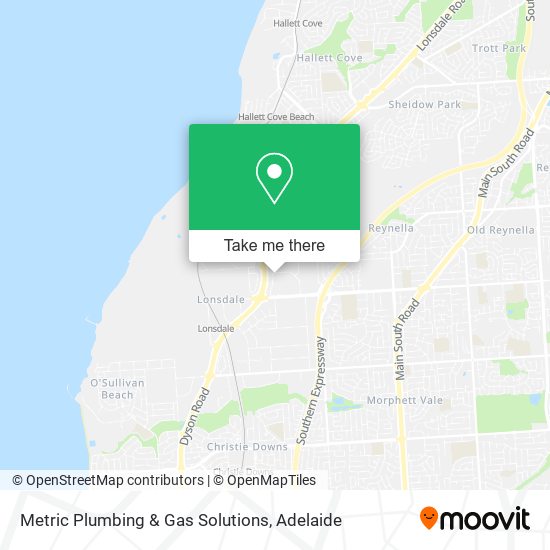 Metric Plumbing & Gas Solutions map