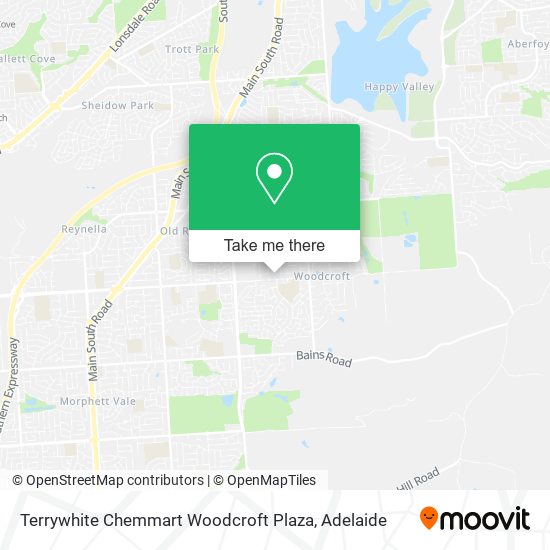 Mapa Terrywhite Chemmart Woodcroft Plaza