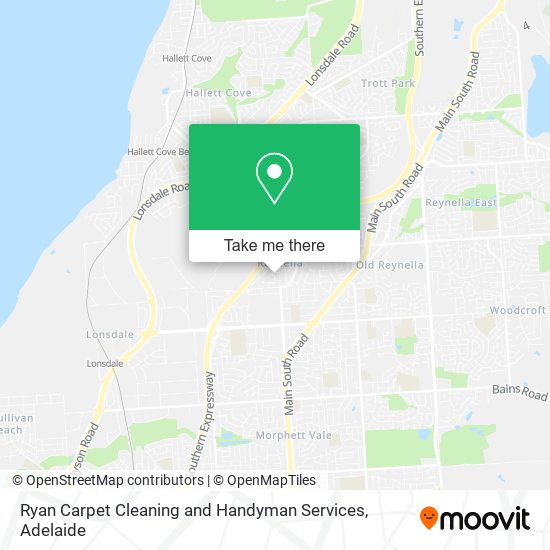 Mapa Ryan Carpet Cleaning and Handyman Services