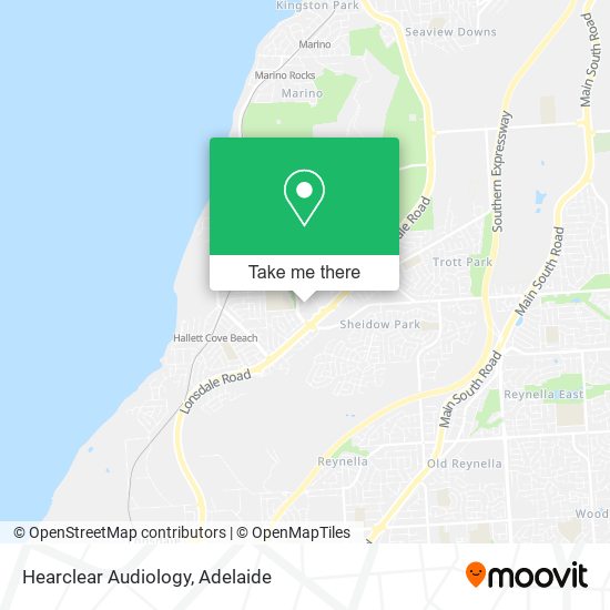 Hearclear Audiology map