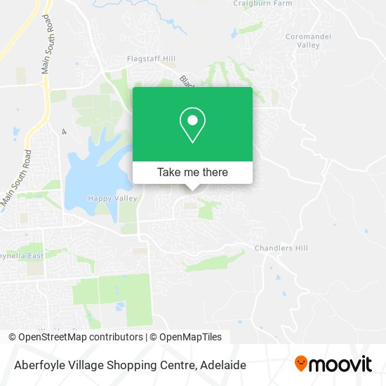 Mapa Aberfoyle Village Shopping Centre