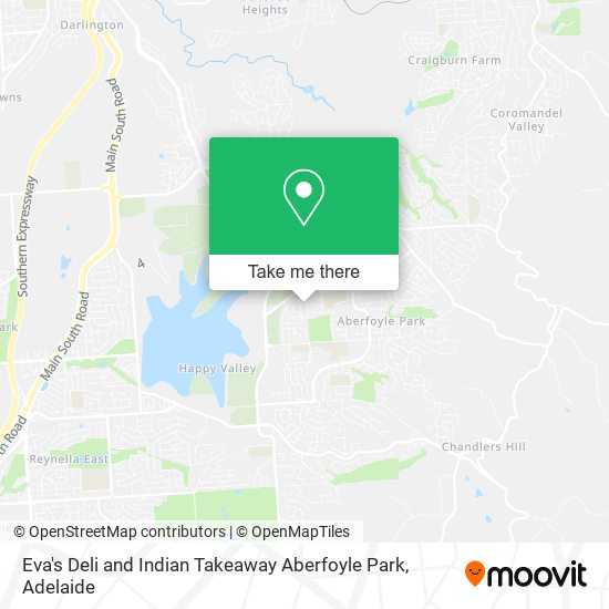 Eva's Deli and Indian Takeaway Aberfoyle Park map