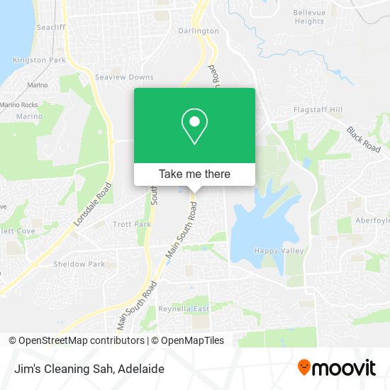 Jim's Cleaning Sah map