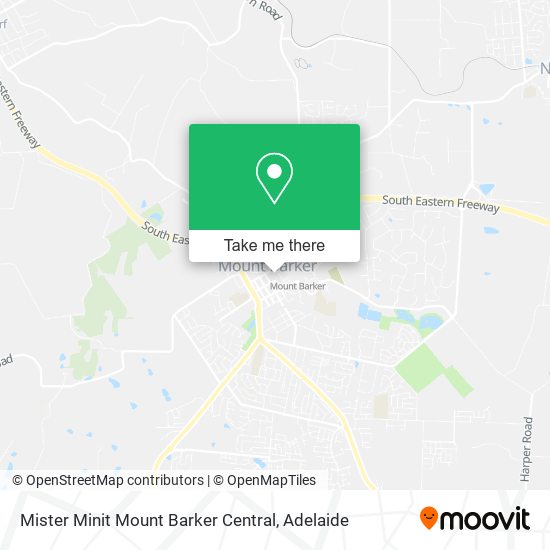 Mister Minit Mount Barker Central map