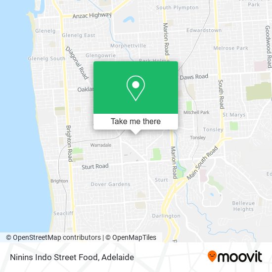 Ninins Indo Street Food map