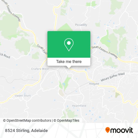 Mapa 8524 Stirling