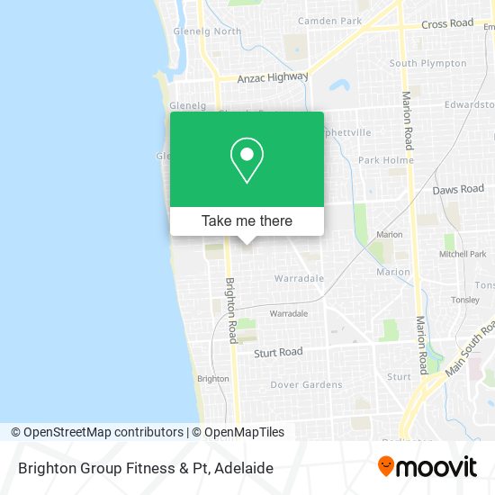 Brighton Group Fitness & Pt map